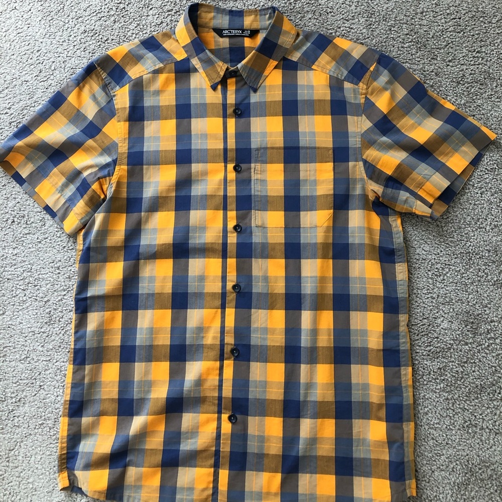 Arc'tertx Men’s Short Sleeve Button Front Woven